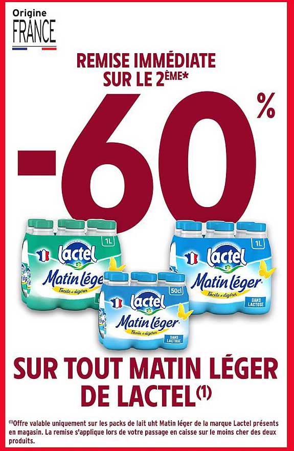 REMISSE IMMEDIATE SUR LE 2EME* -60 %