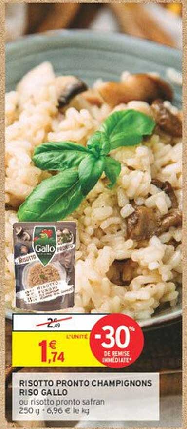 RISOTTO PRONTO CHAMPIGNONS RISO GALLO
