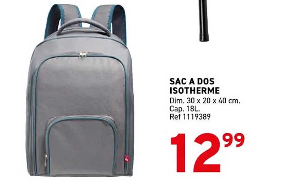 SAC A DOS ISOTHERME