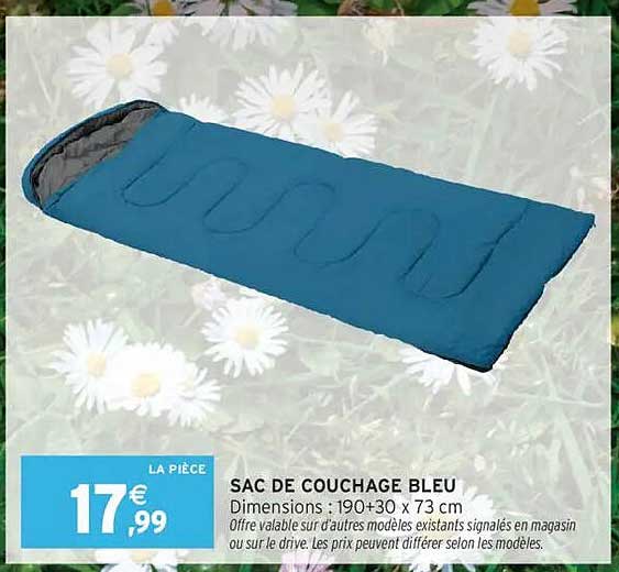 SAC DE COUCHAGE BLEU