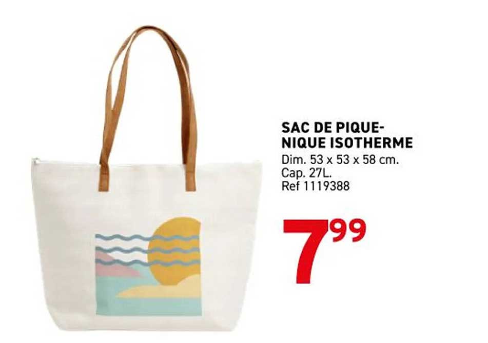 SAC DE PIQUE-NIQUE ISOTHERME