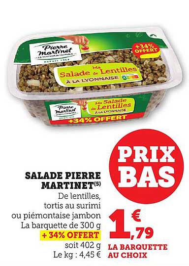 SALADE PIERRE MARTINET