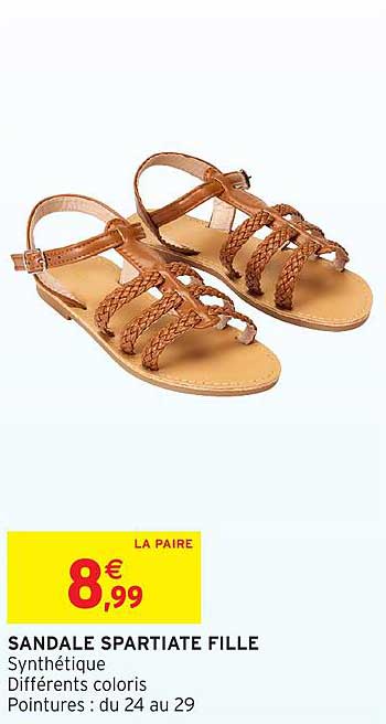 SANDALE SPARTIATE FILLE