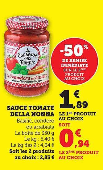 SAUCE TOMATE DELLA NONNA