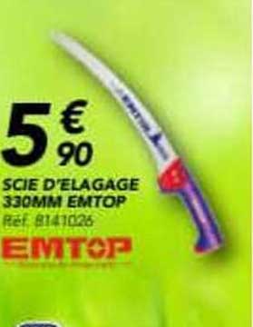 SCIE D’ÉLAGAGE 330MM EMTOP