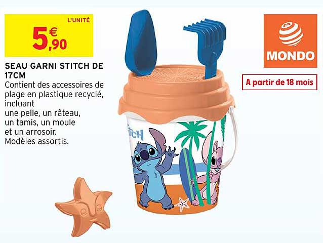 SEAU GARNI STITCH DE 17CM