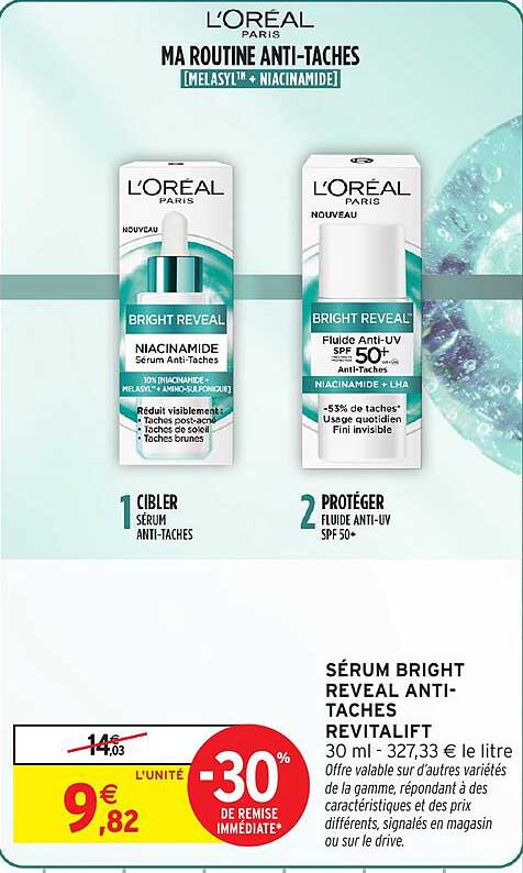 SÉRUM BRIGHT REVEAL ANTI-TACHES REVITALIFT