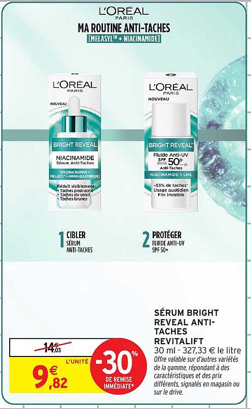 SÉRUM BRIGHT REVEAL ANTI-TACHES REVITALIFT