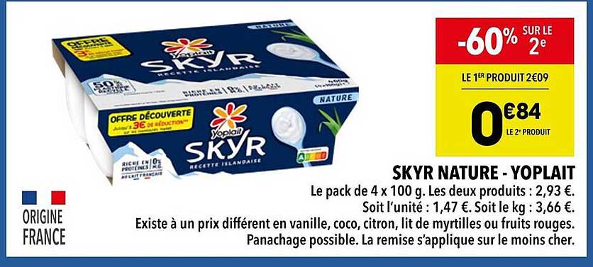 SKYR NATURE - YOPLAIT