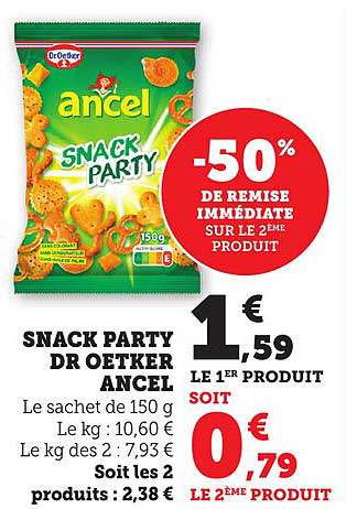 SNACK PARTY DR OETKER ANCEL