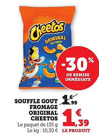 SOUFFLE GOUT FROMAGE ORIGINAL CHEETOS