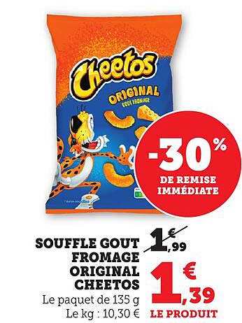 SOUFFLE GOUT FROMAGE ORIGINAL CHEETOS