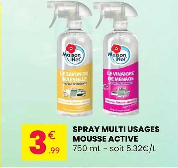 SPRAY MULTI USAGES MOUSSE ACTIVE