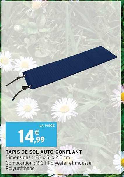 TAPIS DE SOL AUTO-GONFLANT