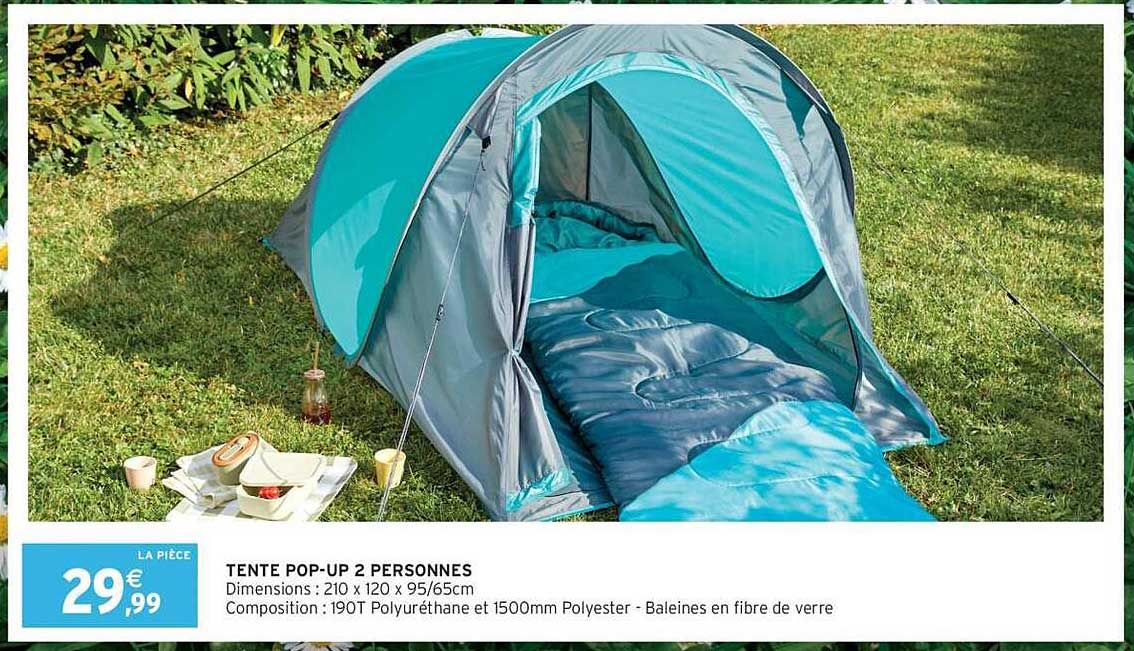 TENTE POP-UP 2 PERSONNES