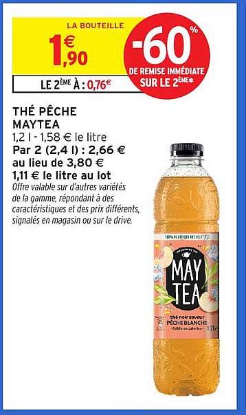 THÉ PÊCHE MAYTEA