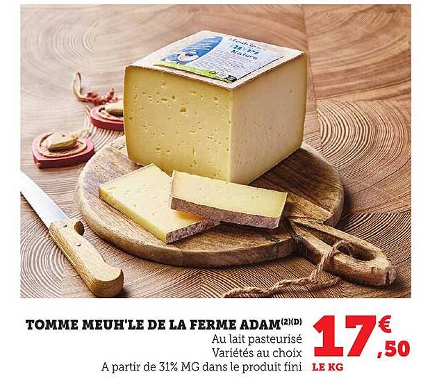 TOMME MEUH'LE DE LA FERME ADAM