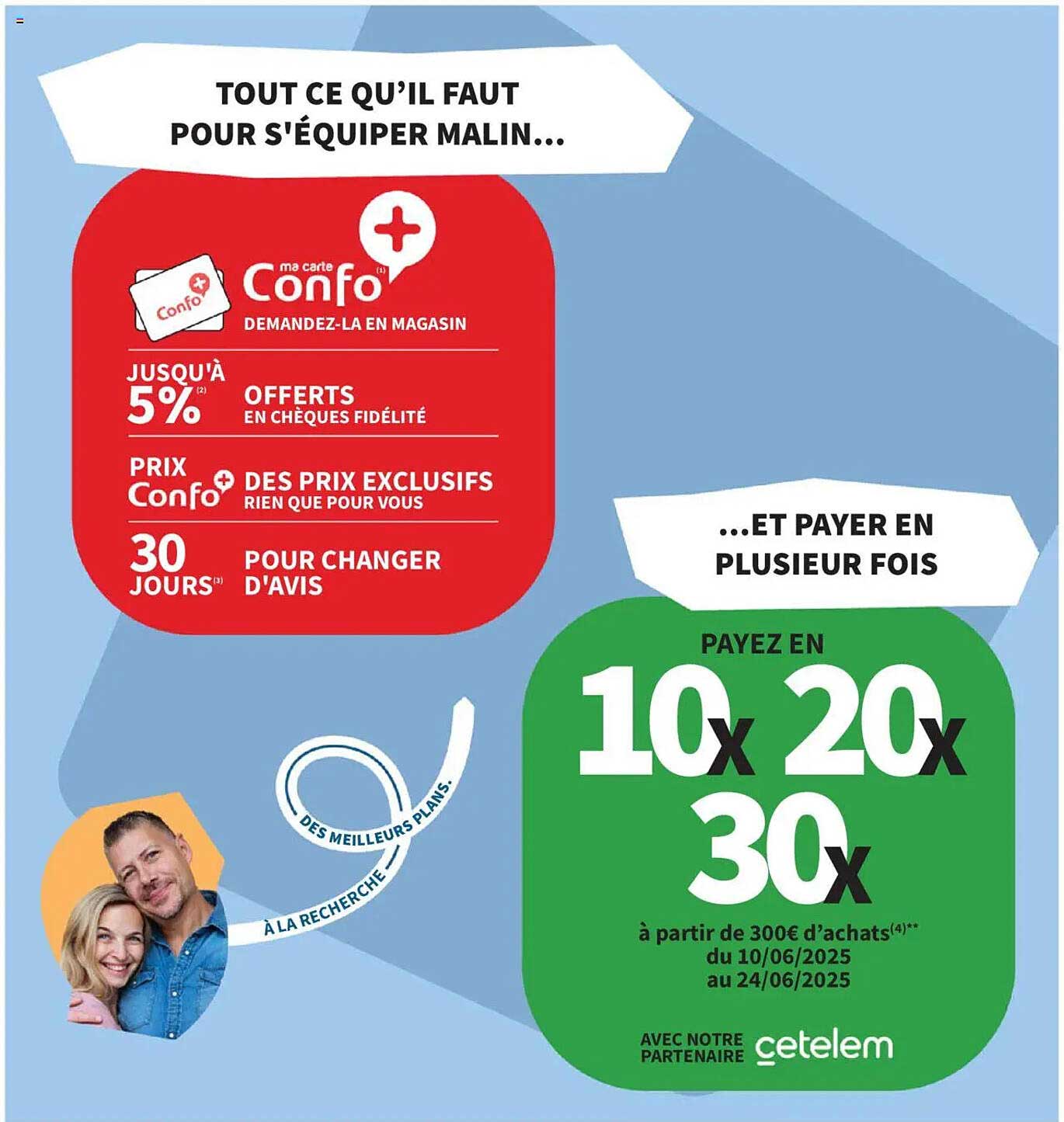 Tout ce qu'il faut pour s'équiper malin...