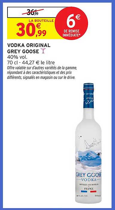 VODKA ORIGINAL GREY GOOSE