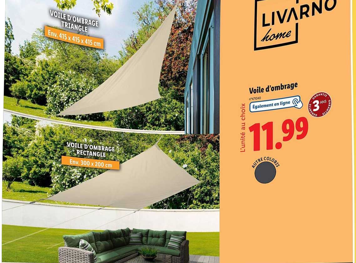 Voile d'ombrage