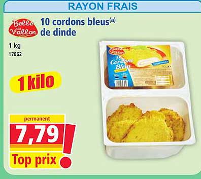 10 cordons bleus(a) de dinde