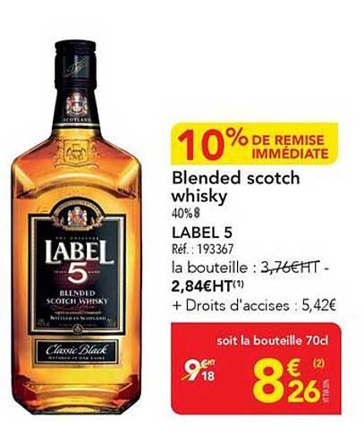 10% DE REMISE IMMÉDIATE