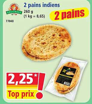 2 pains indiens