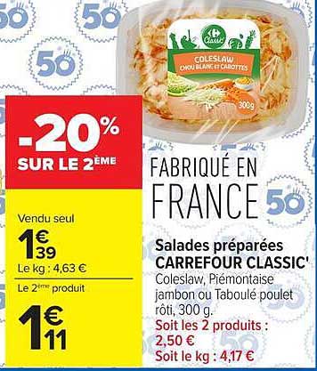 -20% SUR LE 2ÈME