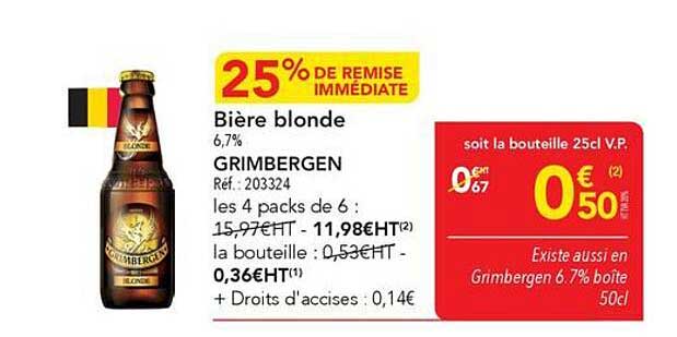 25% DE REMISE IMMÉDIATE