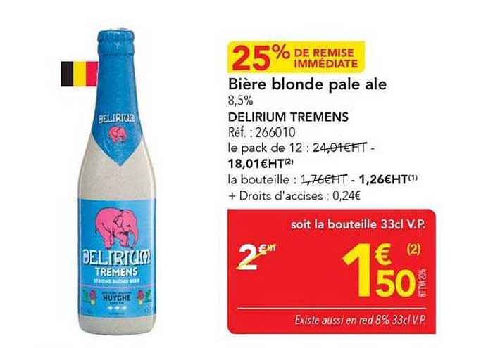 25% DE REMISE IMMEDIATE