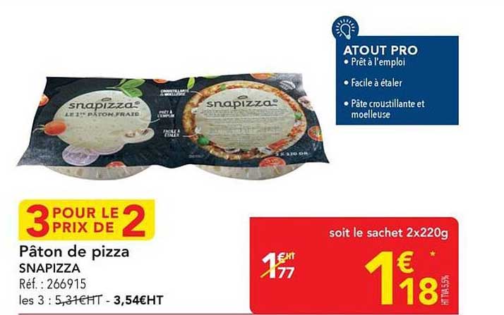 3 POUR LE 2 PRIX DE 2