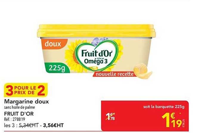 3 POUR LE PRIX DE 2