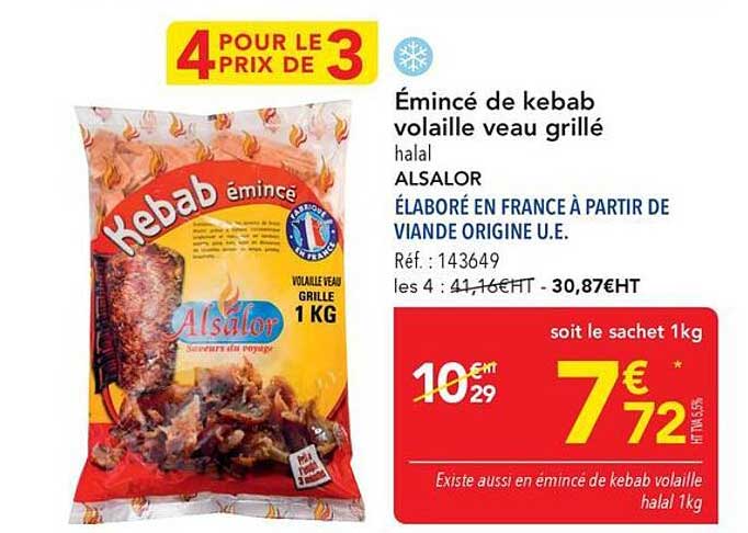 4 POUR LE PRIX DE 3