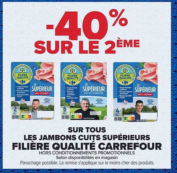 -40% SUR LE 2ÈME