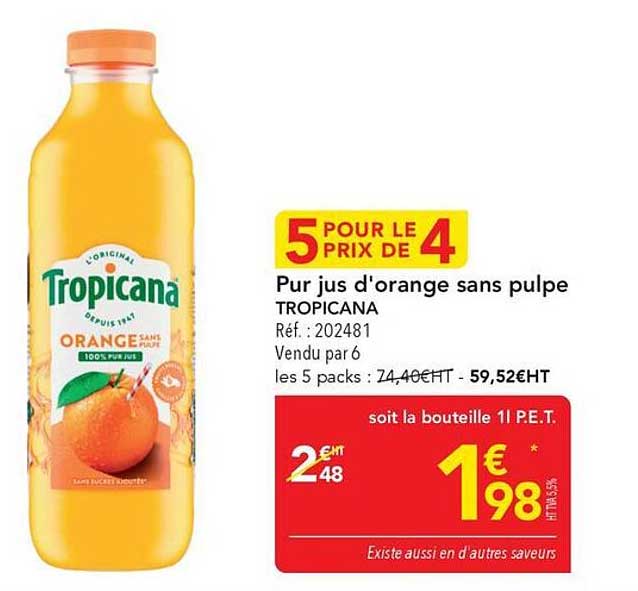 5 POUR LE 4 PRIX DE