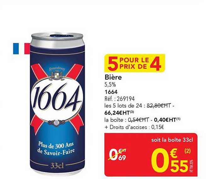 5 POUR LE PRIX DE 4