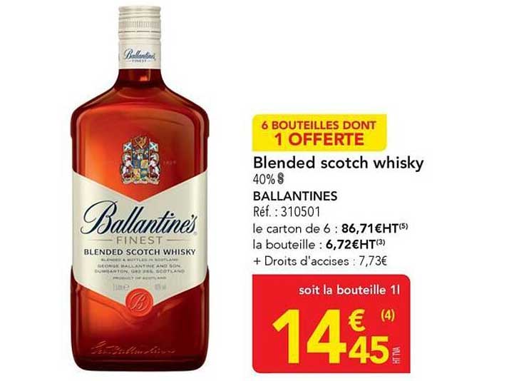 6 BOUTEILLES DONT 1 OFFERTE