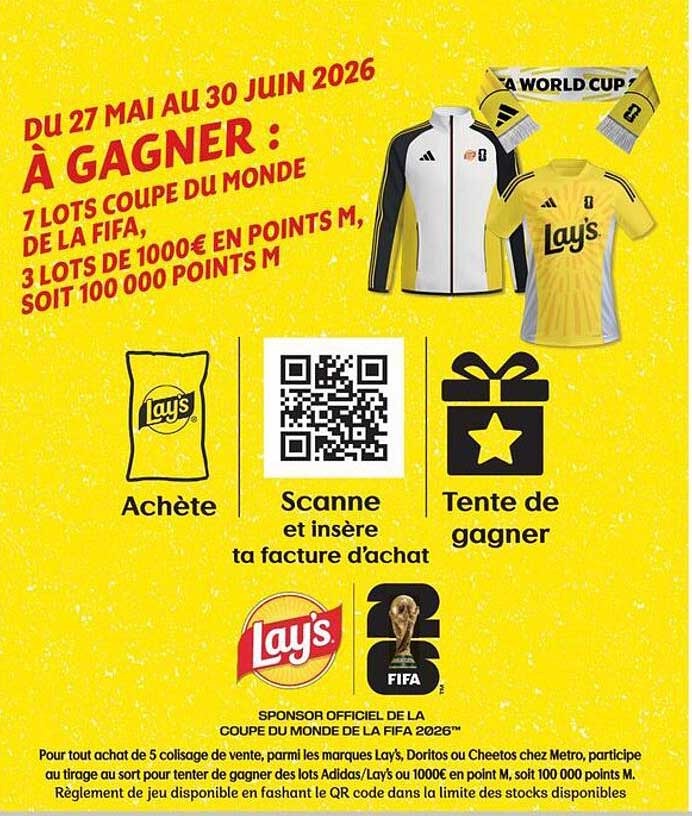 A GAGNER : 7 LOTS COUPE DU MONDE DE LA FIFA, 3 LOTS DE 1000€ EN POINTS M, SOIT 100 000 POINTS M
