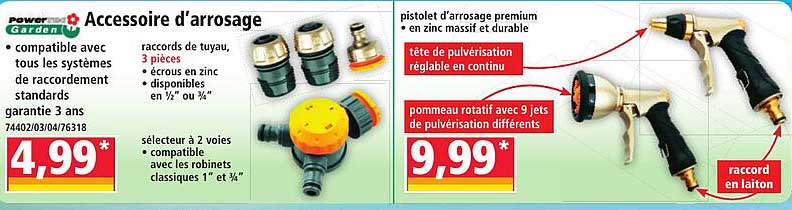Accessoire d'arrosage