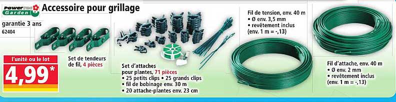 Accessoire pour grillage