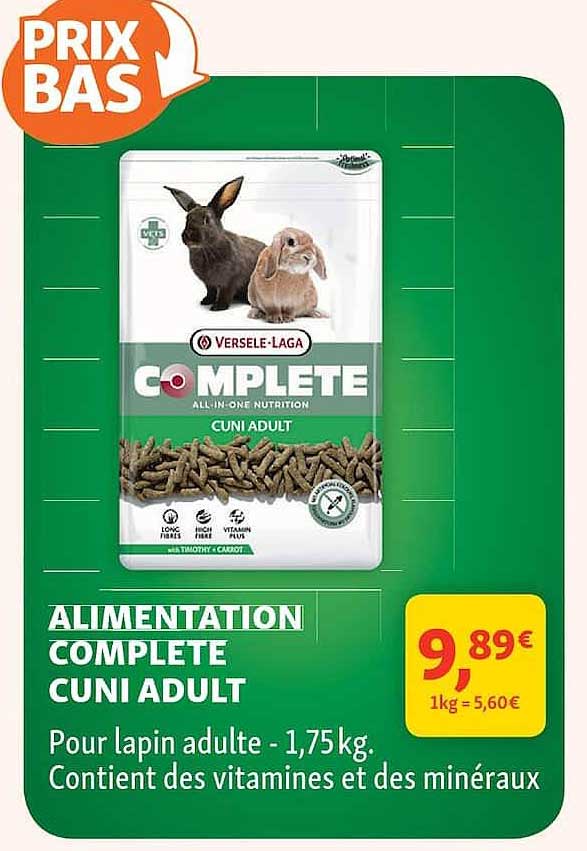 ALIMENTATION COMPLETE CUNI ADULT