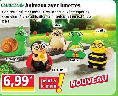 Animaux avec lunettes