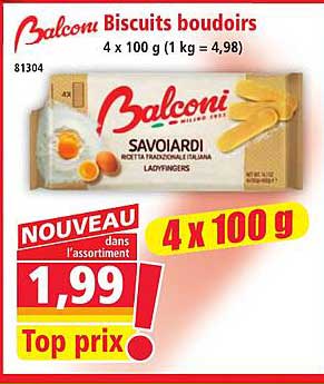 Balconi Biscuits boudoirs