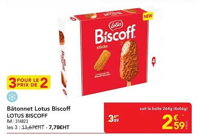 Bâtonnet Lotus Biscoff LOTUS BISCOFF
