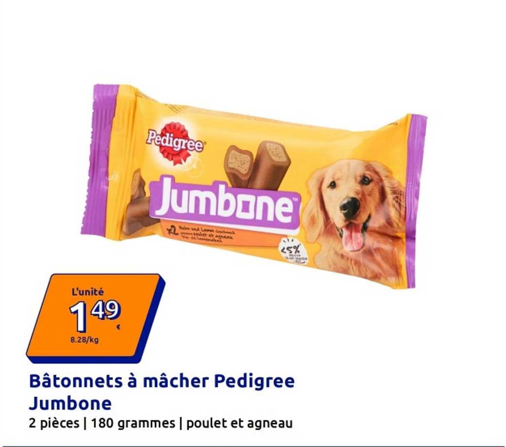 Bâtonnets à mâcher Pedigree Jumbone