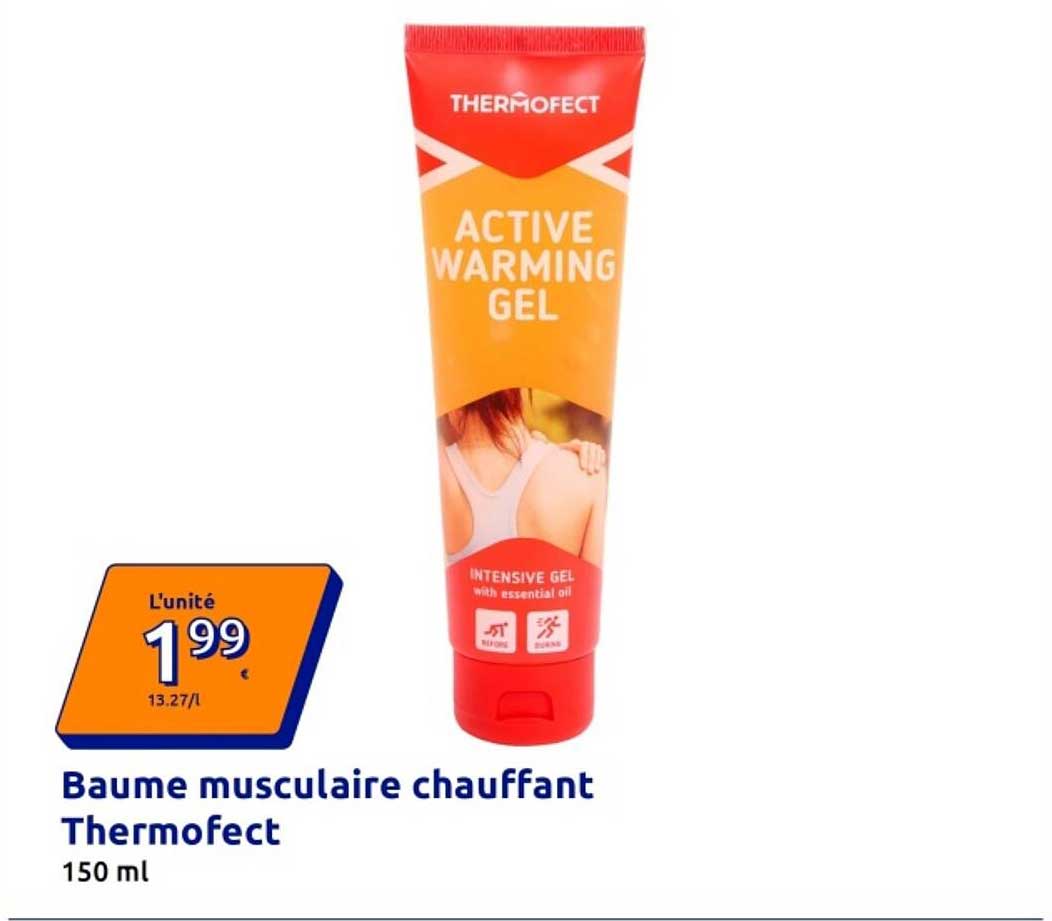 Baume musculaire chauffant Thermofect 150 ml