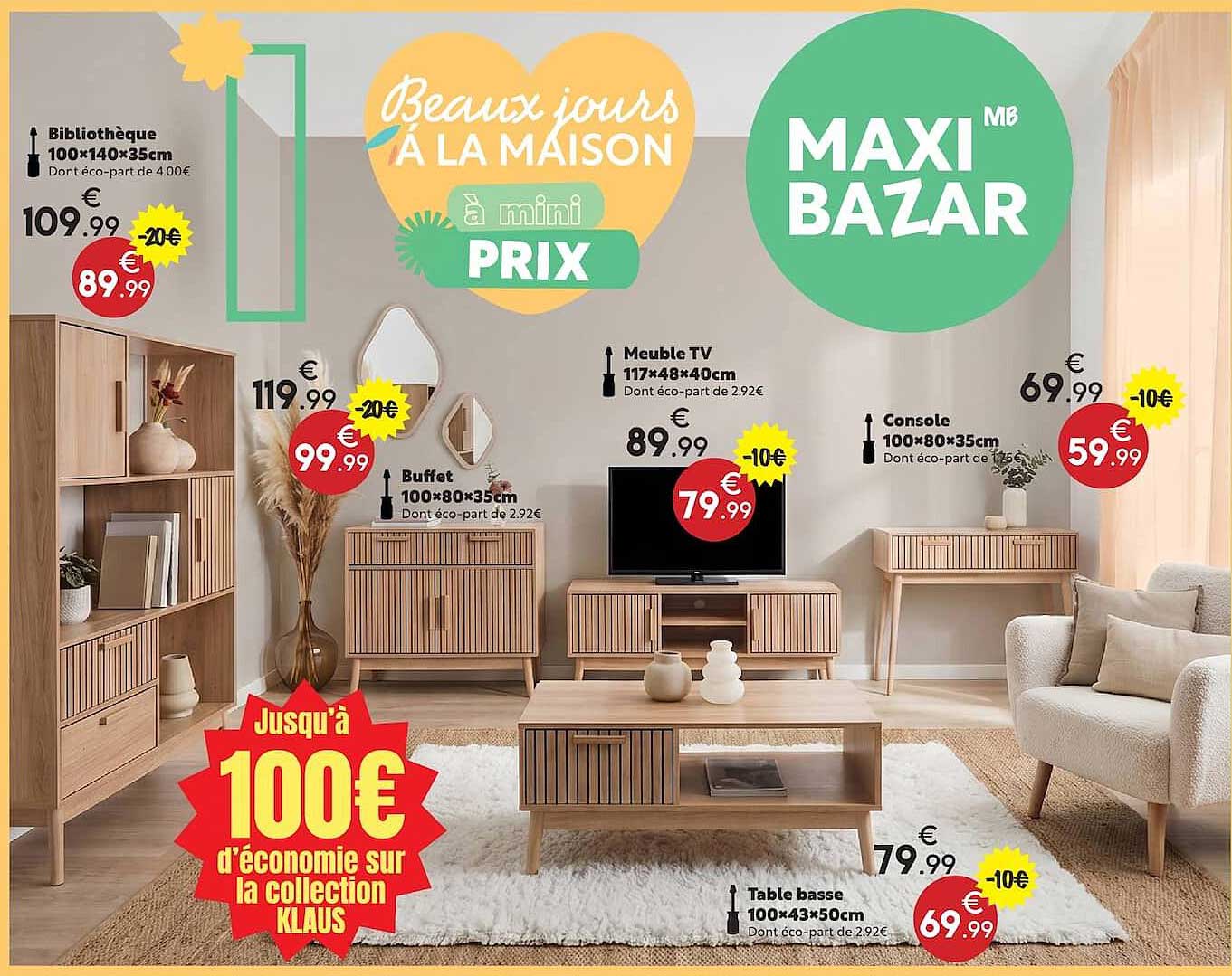 Beaux jours à la maison à mini prix