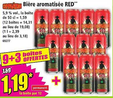 Bière aromatisée RED**