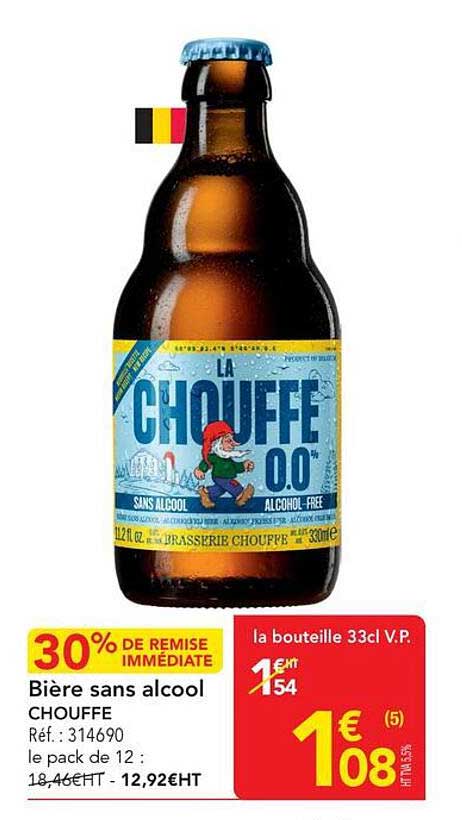 Bière sans alcool CHOUFFE