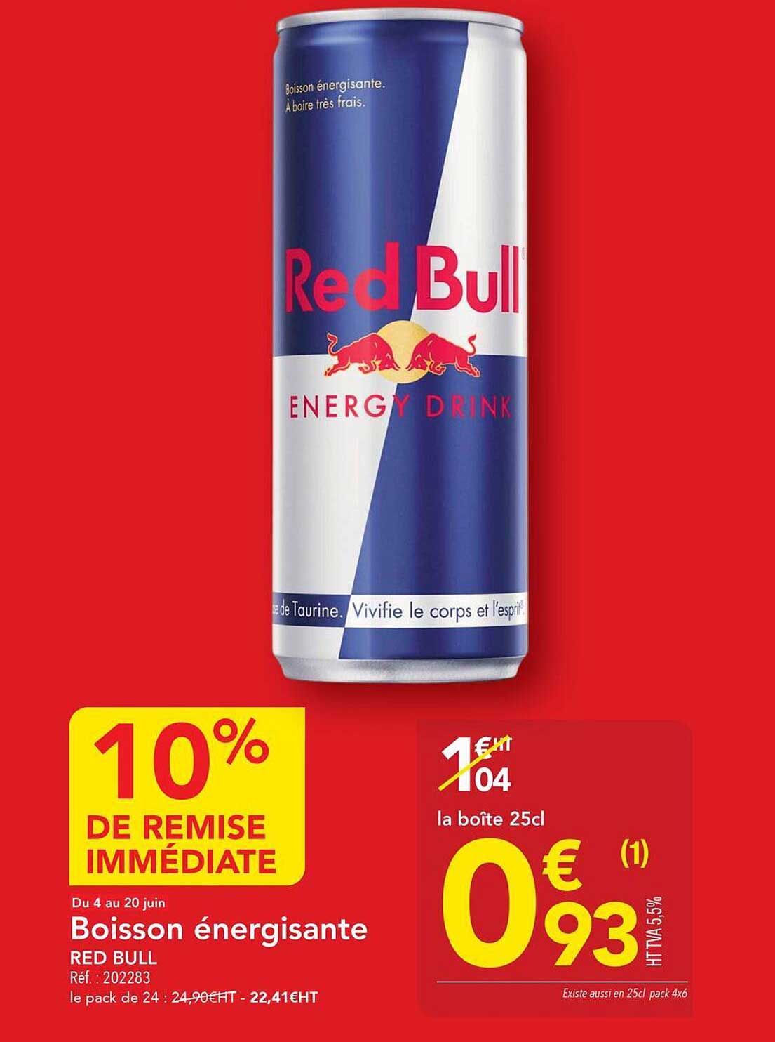 Boisson énergisante RED BULL